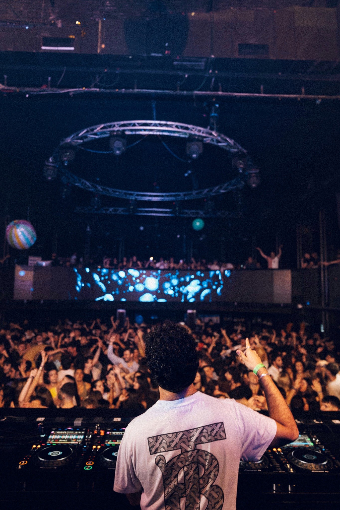 BAAT performing in front of a club crowd