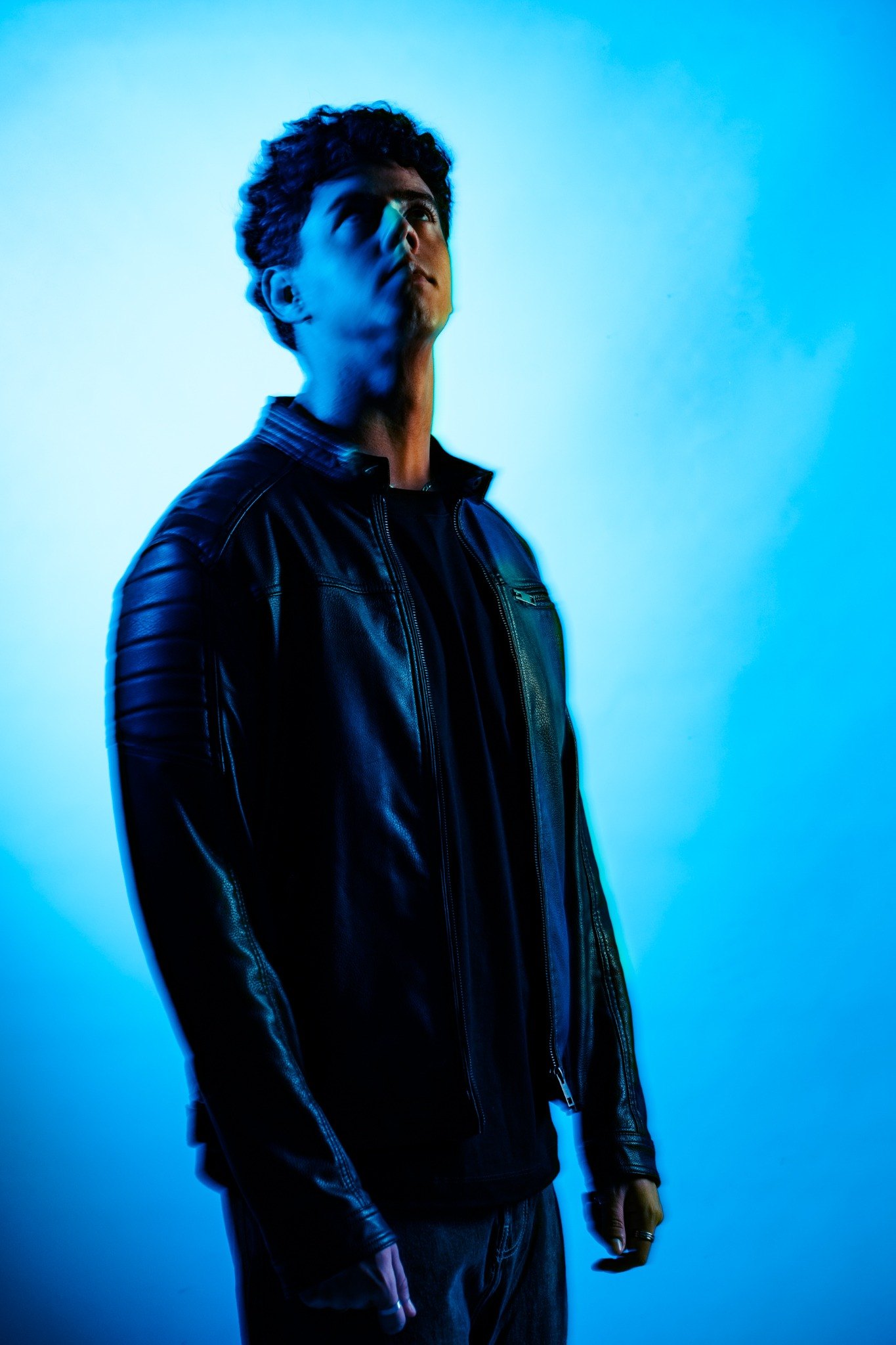 BAAT portrait with blue lighting
